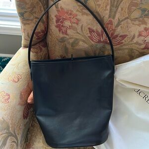 J.Crew Leather Berkeley Bucket Bag w dust bag